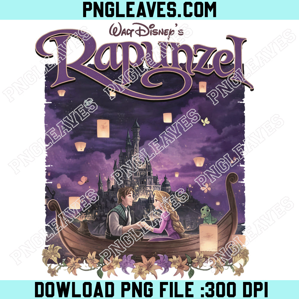 Vintage Disney Rapunzel Princess PNG, At Last I See The Light Disney Princess PNG
