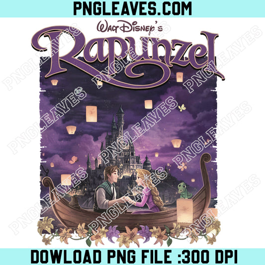 Vintage Disney Rapunzel Princess PNG, At Last I See The Light Disney Princess PNG