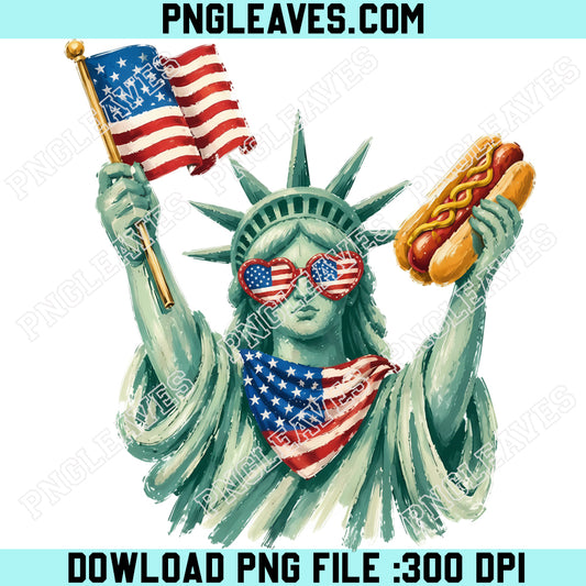 4th of July Statue of Liberty Png, USA America 4th July Design Png