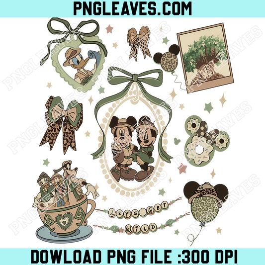 Disney Animal Kingdom Bow PNG, Mickey And Friends PNG, Disney Safari Mode PNG