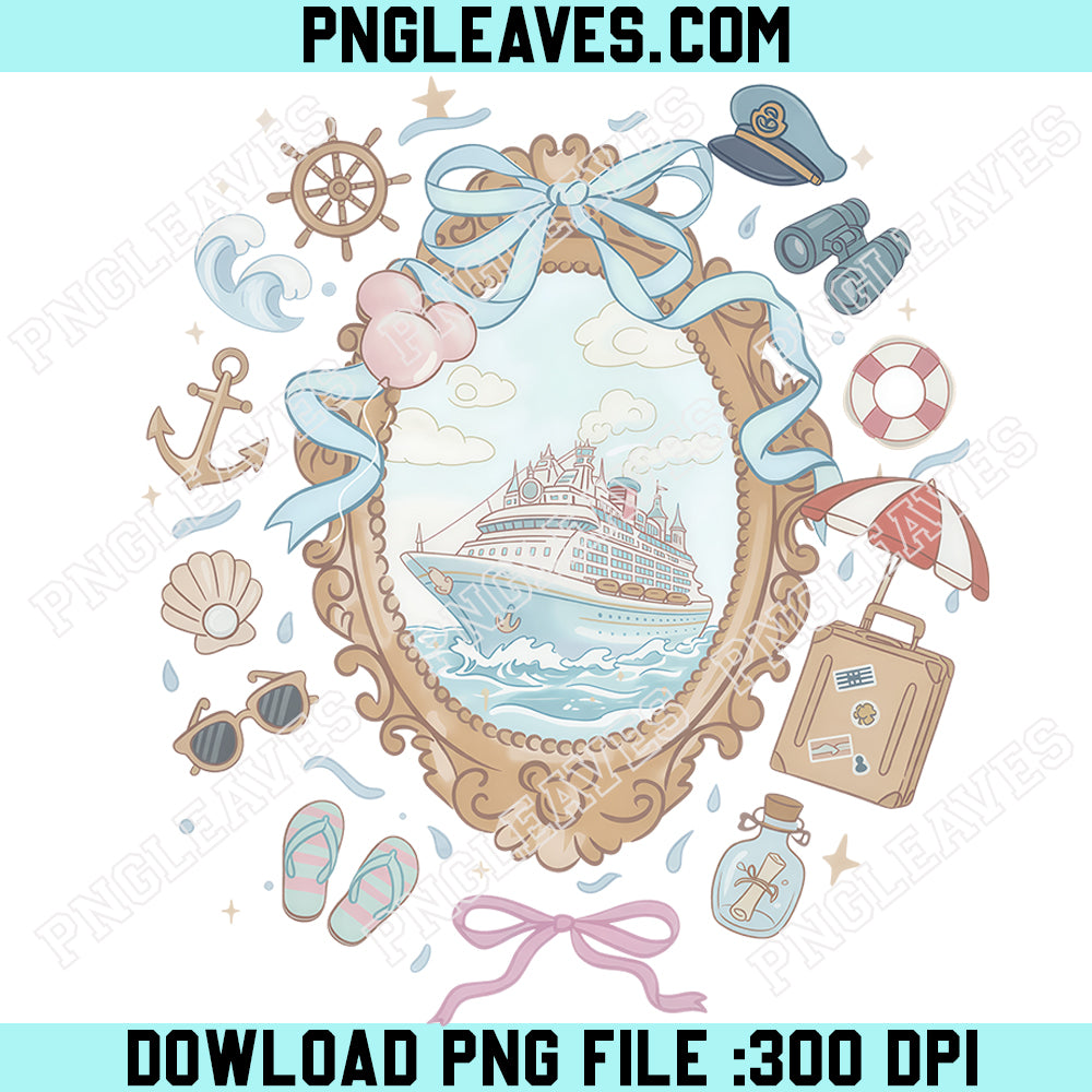 Vintage Disney Cruise PNG, Magical Cruise Family PNG, Disney Wish PNG