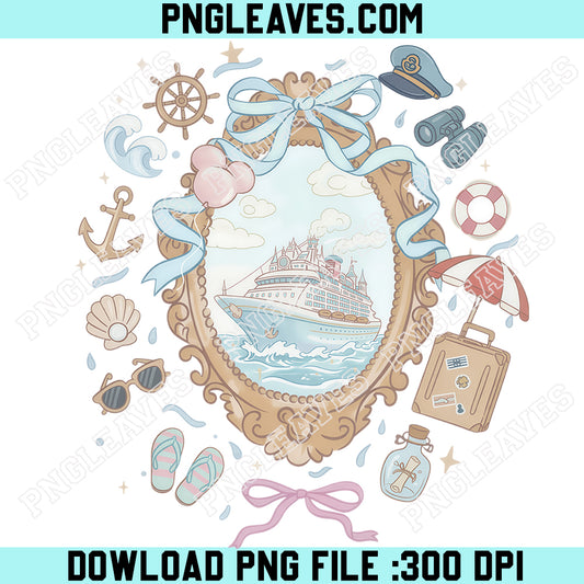 Vintage Disney Cruise PNG, Magical Cruise Family PNG, Disney Wish PNG