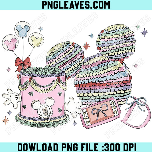 Disney Mickey Cake PNG, Disney Girl Trip PNG, Disney Birthday Mickey PNG