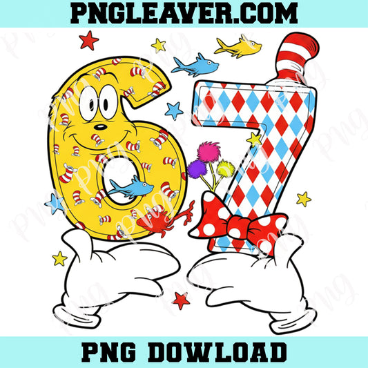 Dr Seuss 6 7 Funny Png, 6 7 Meme Hands Six Seven Read Reading Day Book Lovers Png