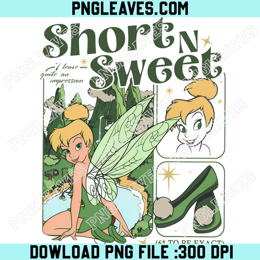 Disney Peter Pan Tinker Bell PNG, Short and Sweet PNG, Retro Tinkerbell Disney Princess PNG