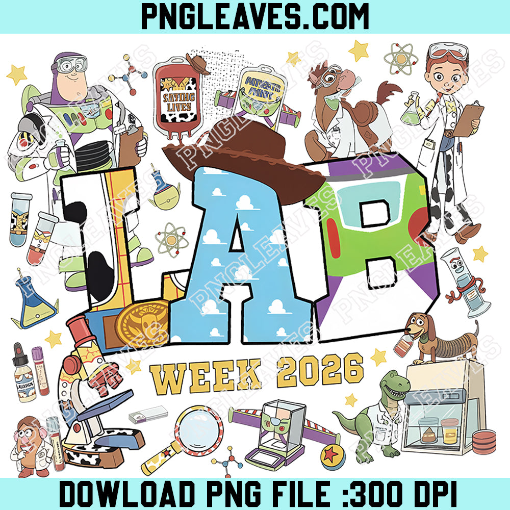 Disney Toy Story Lab Week 2026 PNG, Buzz Lightyear Woody Lab Story PNG, Lab Team PNG