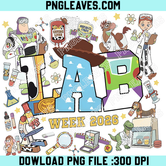 Disney Toy Story Lab Week 2026 PNG, Buzz Lightyear Woody Lab Story PNG, Lab Team PNG
