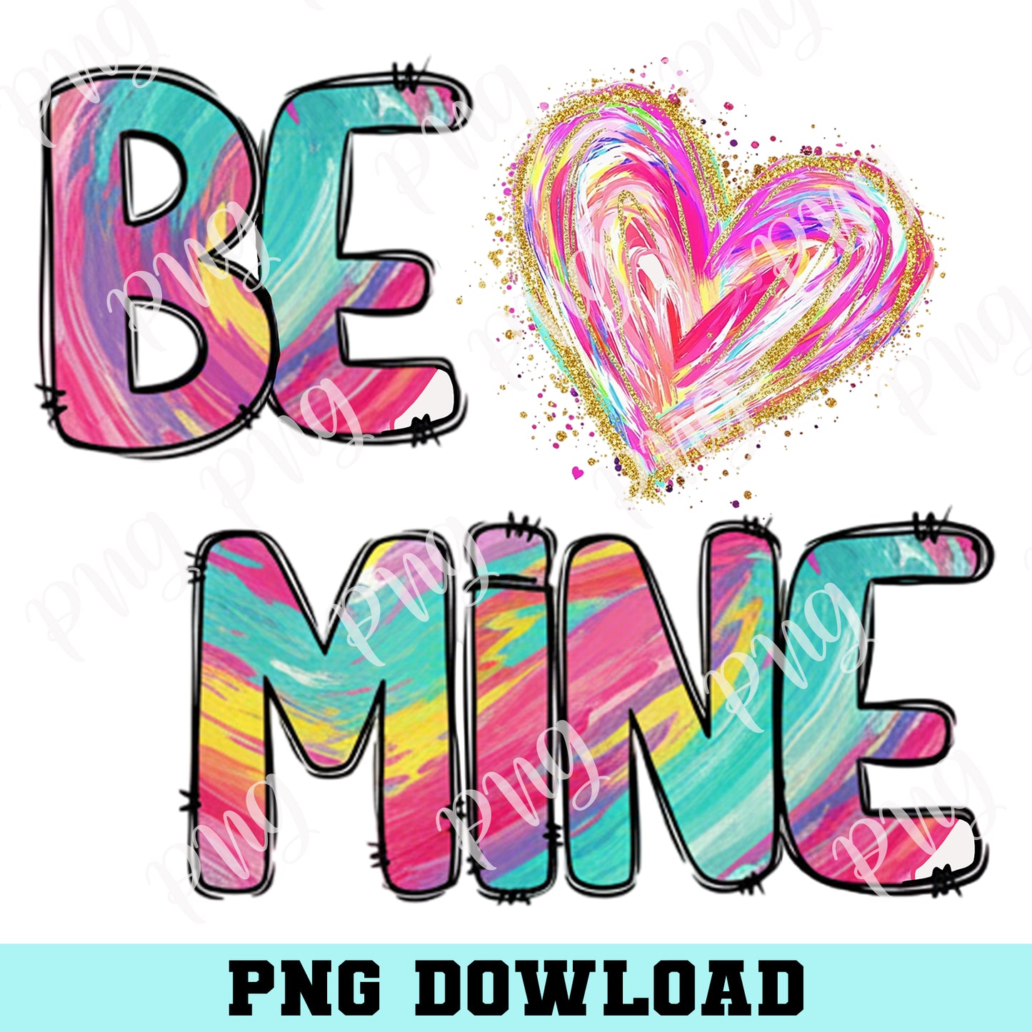 BE MINE Knit PNG, Vday Png, Valentines Day PNG, Faux Knitted Yarn Texture Red Valentine PNG