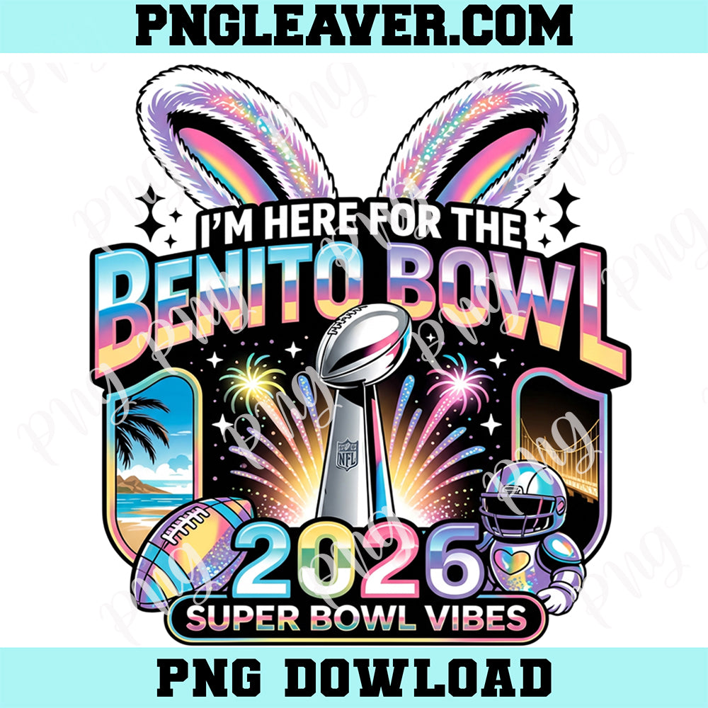 Bad Bunny Streetwear Graphic Design Png, Super Bowl 2026 Png