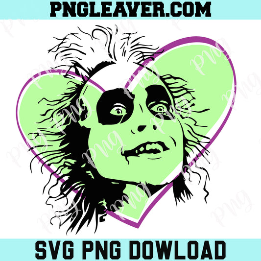 Beetlejuice Valentine Png Svg, Beetlejuice Movie Ghost Valentine's Day Anniversary Love Svg