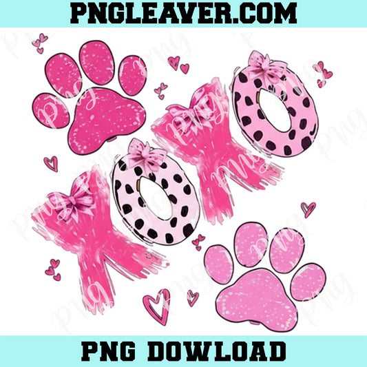 Brushstroke Paw Dog Valentine Png, Dog Valentines Png, Dog Lover Png