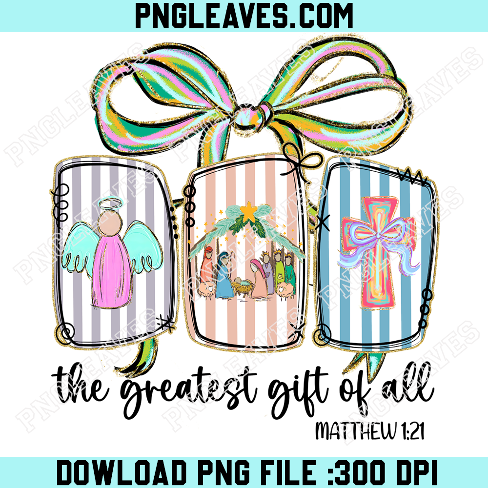 Christian Nativity Scene PNG, Faith Christmas Sublimation Design PNG