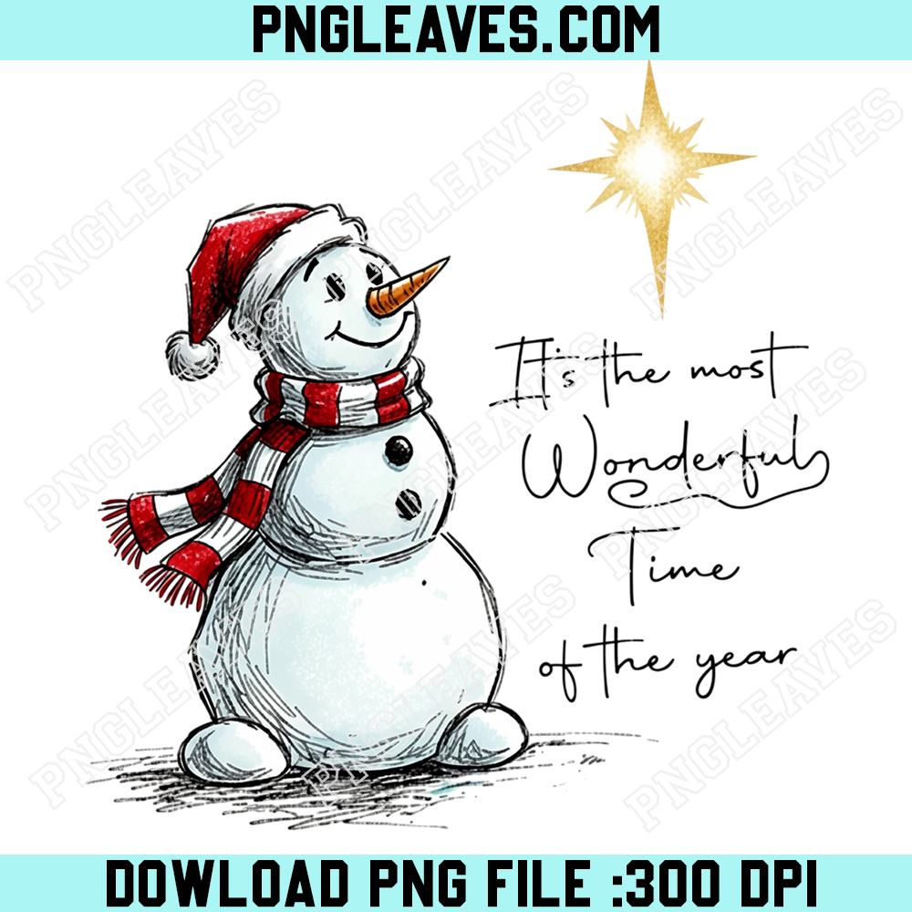 Christmas Snowman Wishing Star PNG, Vintage Winter Holiday Inspirational Graphic