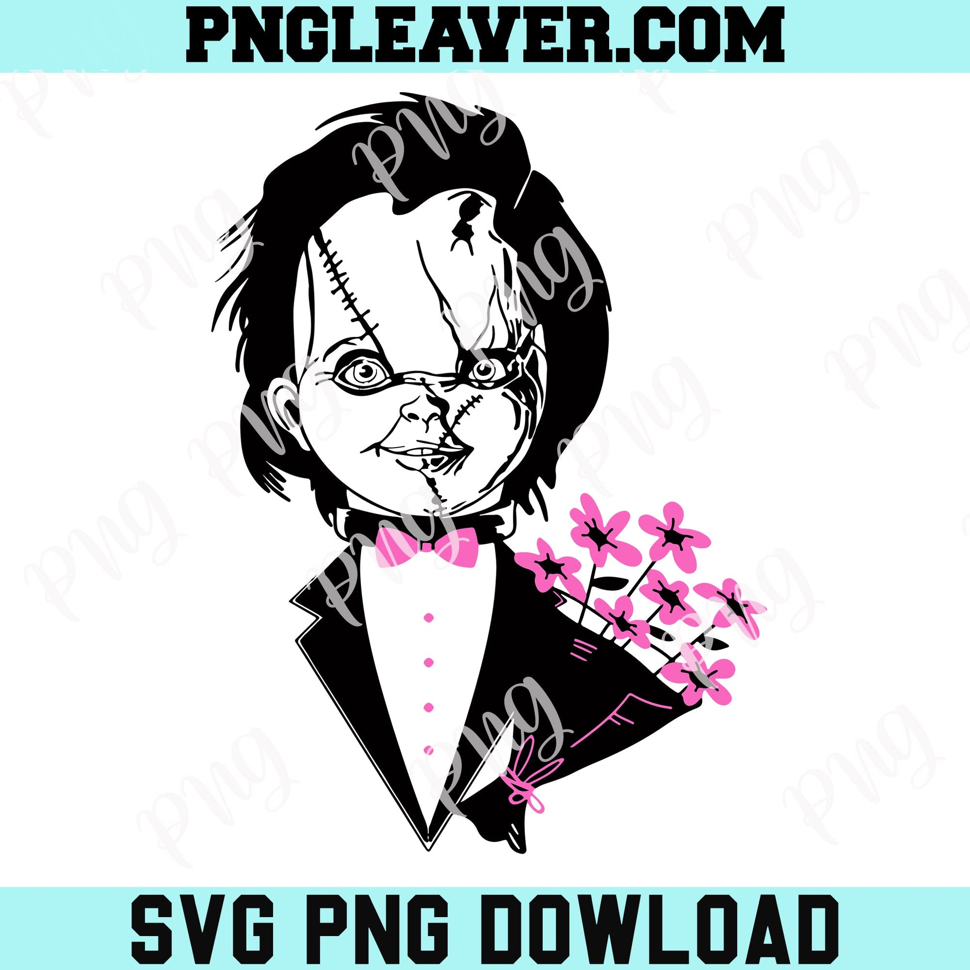 Chucky Valentine Svg Png, Child Play Chucky Valentine Day Anniversary Love Svg