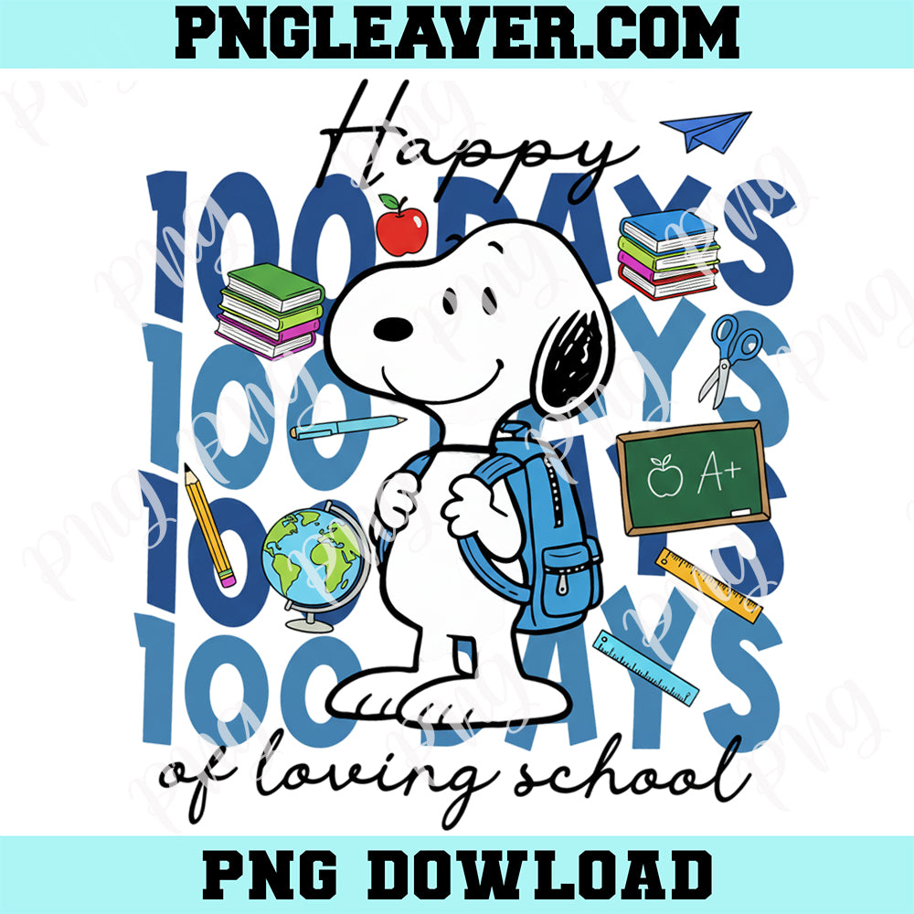Coquette 100 Days Of Loving School Png, Snoopy Teacher Png, Teacher 100 Day Png