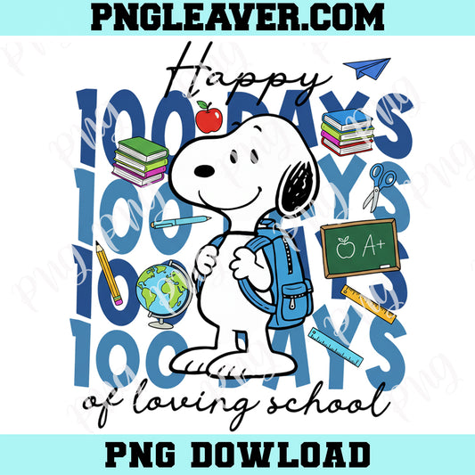Coquette 100 Days Of Loving School Png, Snoopy Teacher Png, Teacher 100 Day Png