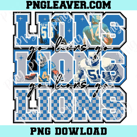 Go DET Football Lions, Lions Football Png, Let's Go Lions Png, Detroit Football Png, Detroit Lions Png