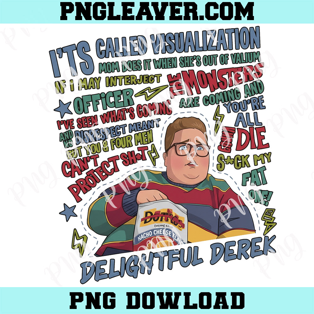 Delightful Derek St5 Png, Funny St5 Movie Png, Derek Funny Quotes File Png
