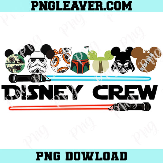 Disney Crew Star Wars Png, Stormtrooper PNG, Mandolorian Png, Darth Vader Png