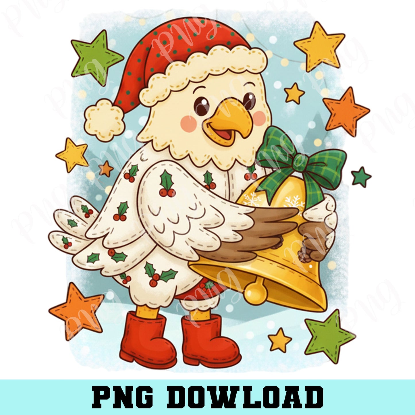 Eagles Christmas Patchwork PNG , Eagles Holiday Christmas Png, Eagles Santa Png