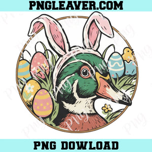 Easter Wood Duck Cute Png, Waterfowl Drake Bunny Ears Png – pngleaves
