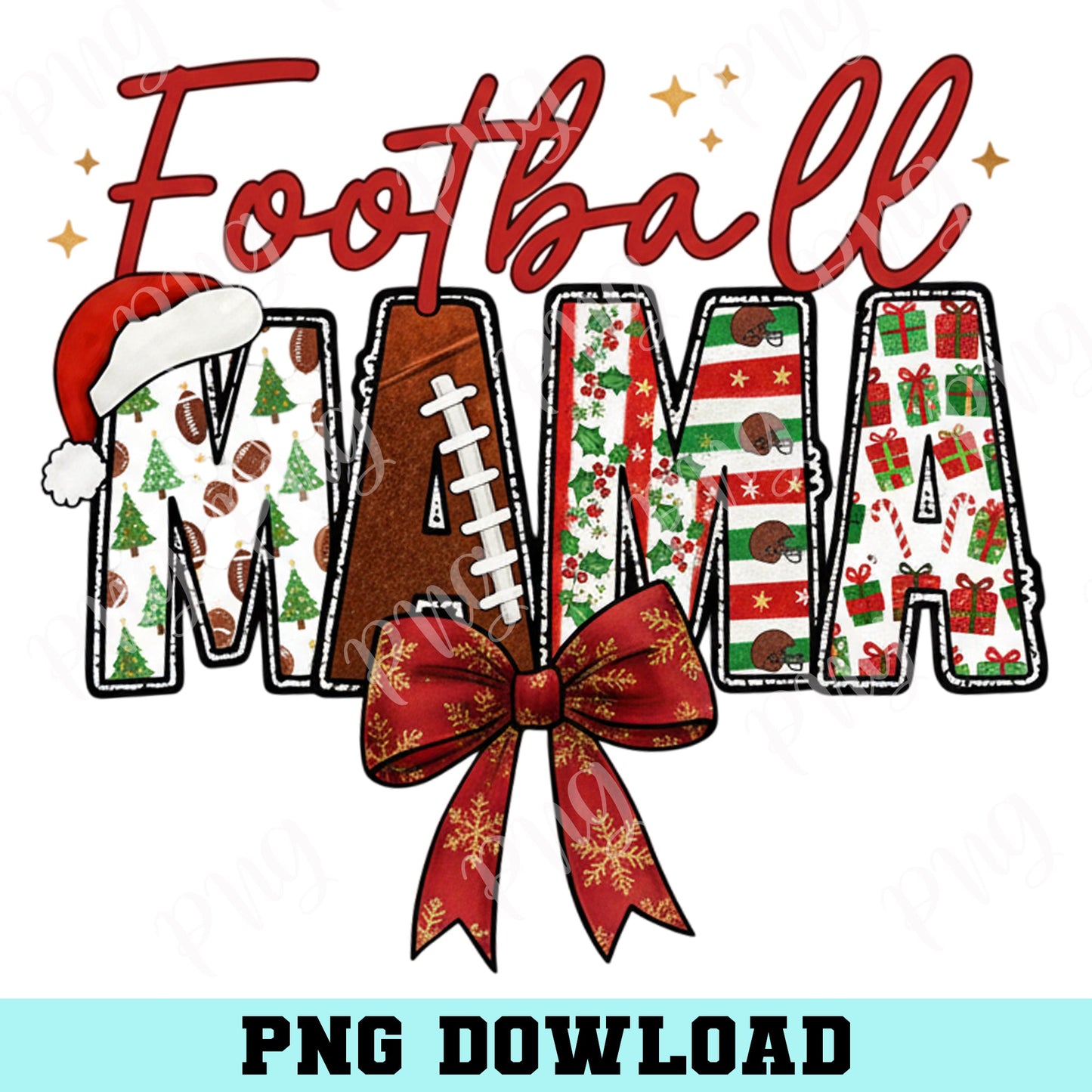 Leopard Christmas Mama Png, Holiday Png, Cute Gingerbread Man Png