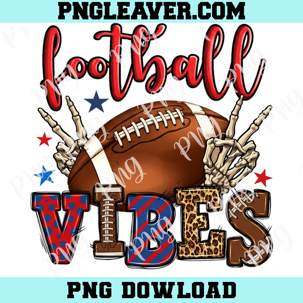 Football Vibes Retro Hands Png, Red Blue Football Style Png, Skeleton Football Hands Png