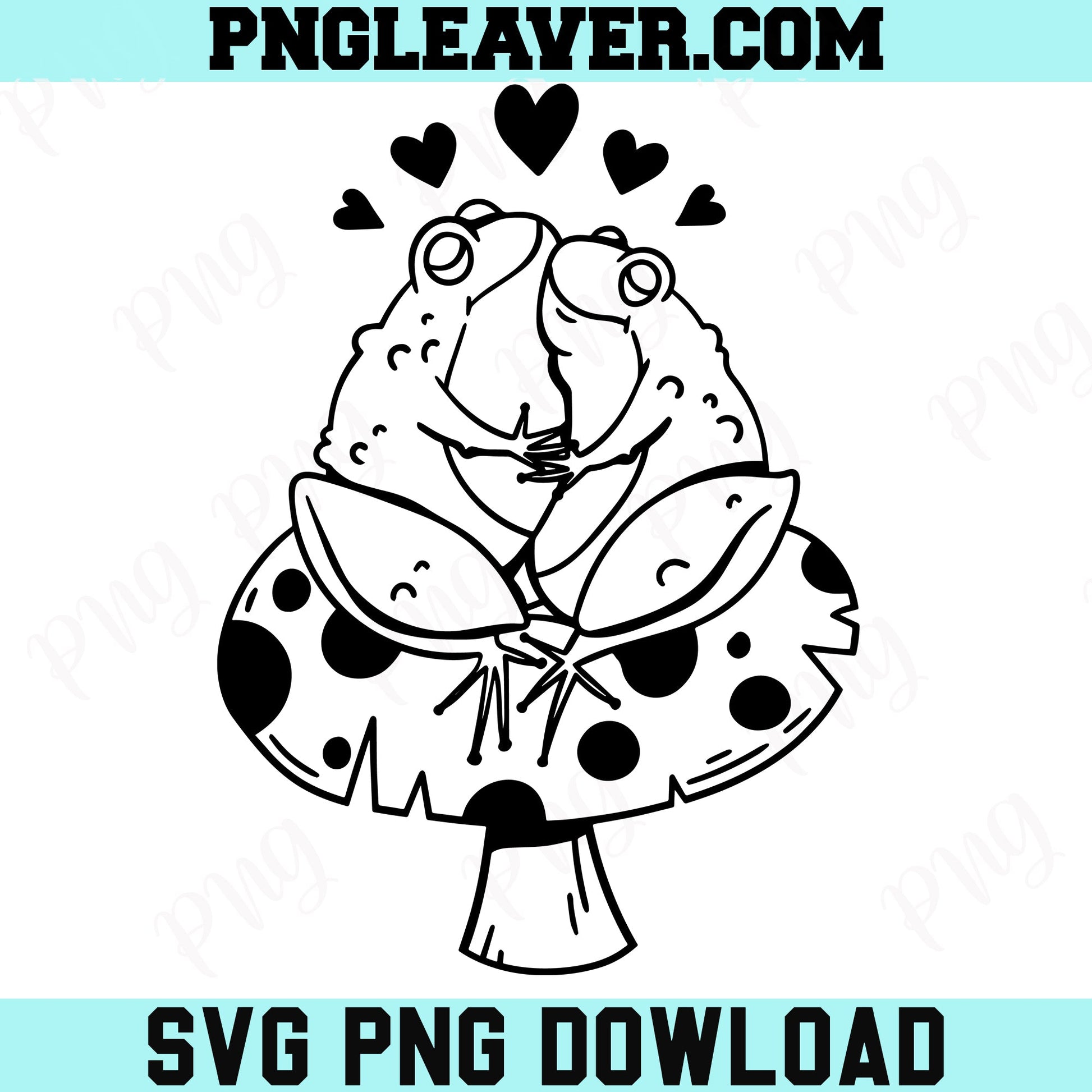 Frog Love Valentine Png Svg, Funny Frog Svg, Cute Frog In Love Valentine Svg