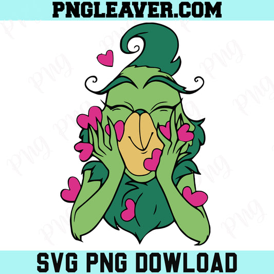 Grinch Valentine Day Christmas Png Svg, Grinch Love Svg, The Grinch Valentine Svg