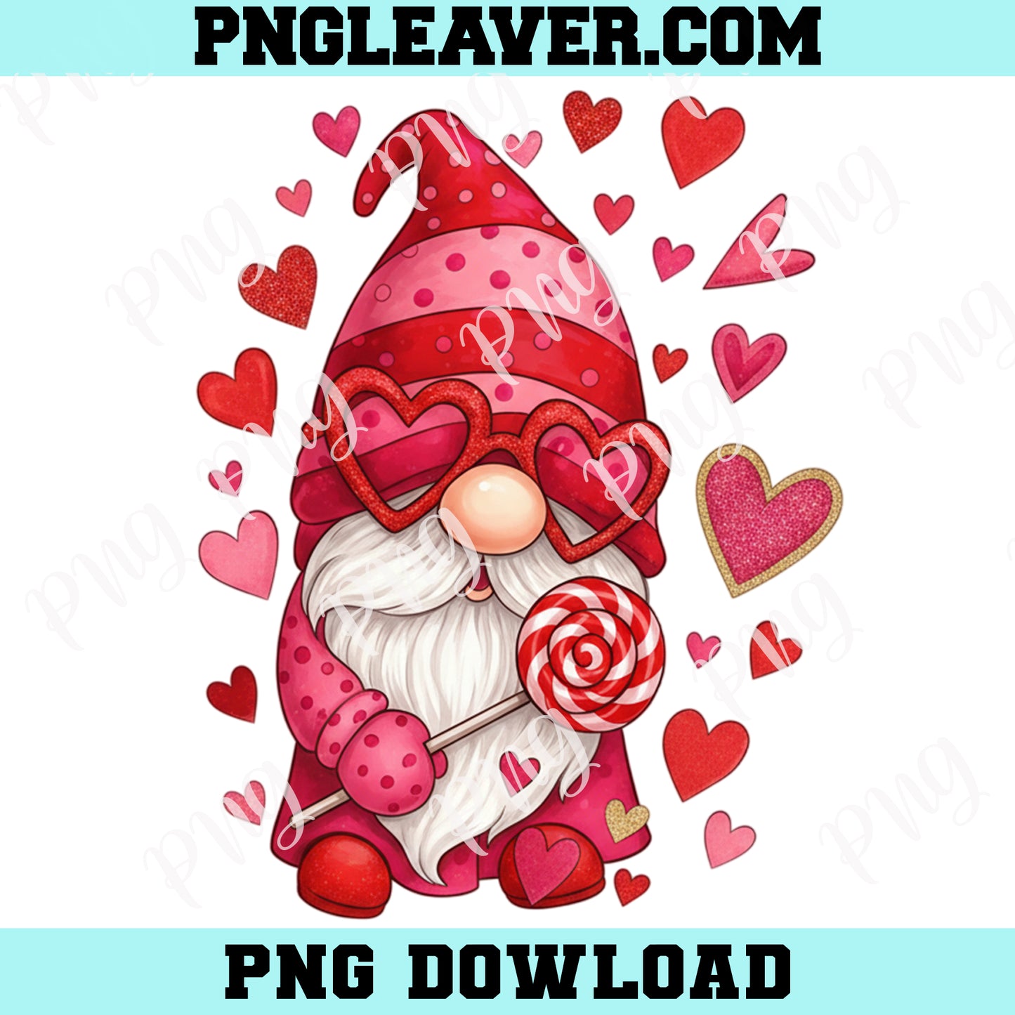 Cute Valentines Gnome XOXO Png, Preppy Valentines Gnome Png, Valentines Gnome Couple Png
