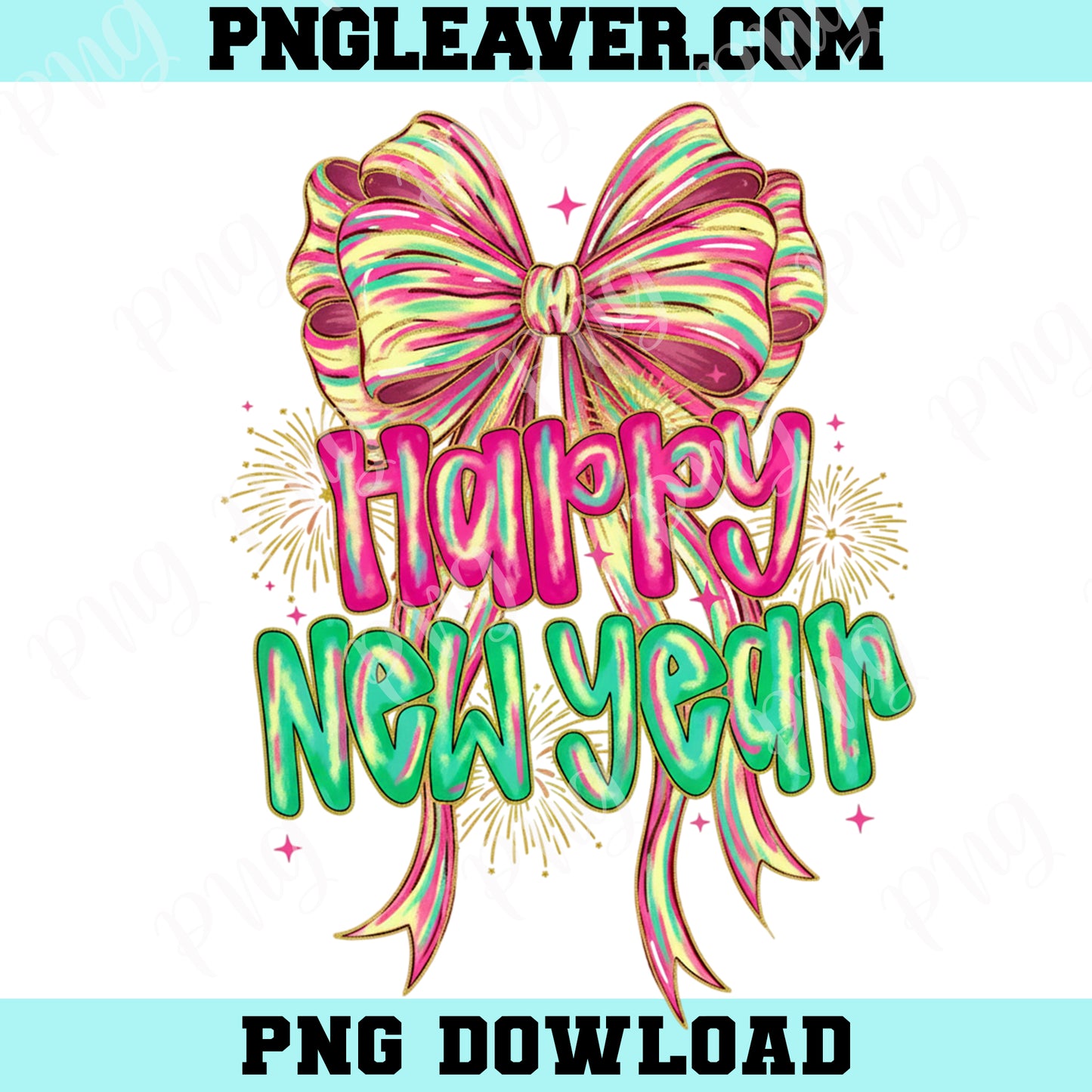 Happy New Year Hand Drawn Png, New Year 2026 Png, Leopard Png, New Year New Me Png