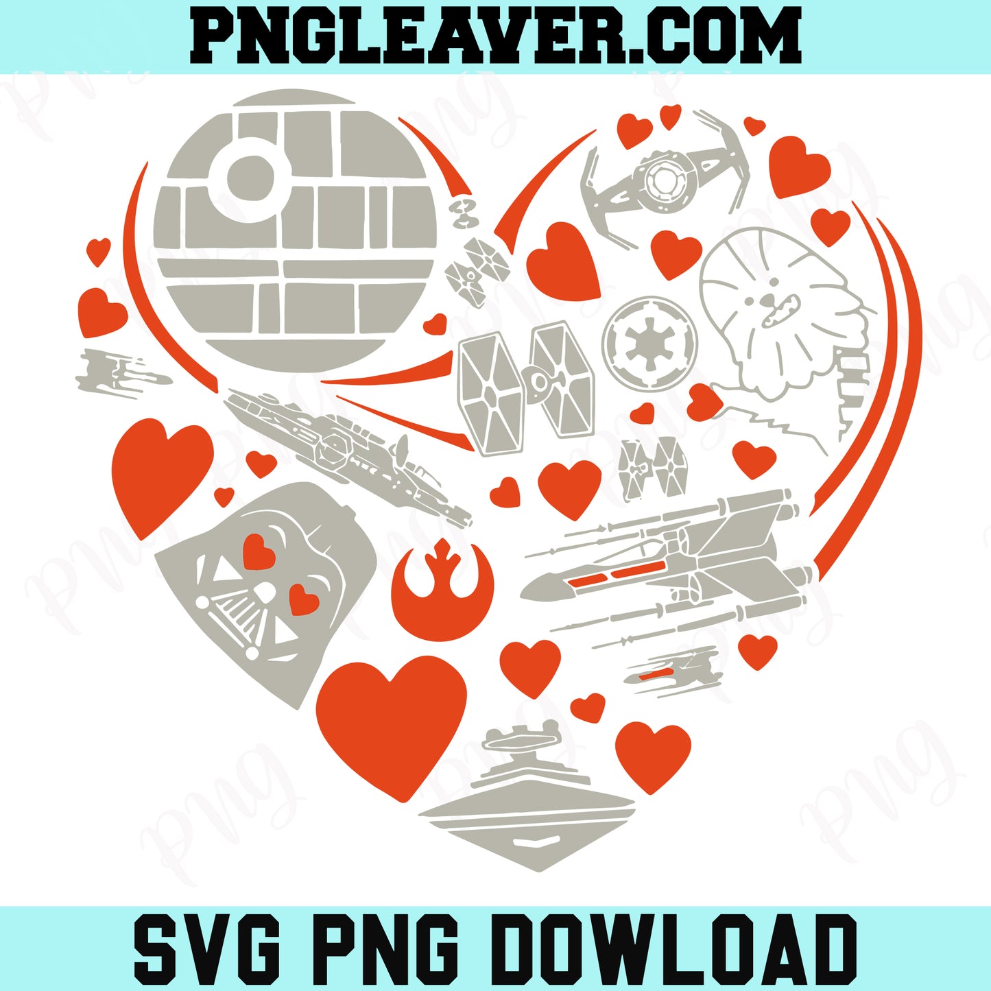 Star Wars Valentine Svg, Icon Star Wars Heart Pink Svg, Icon Star Wars Svg
