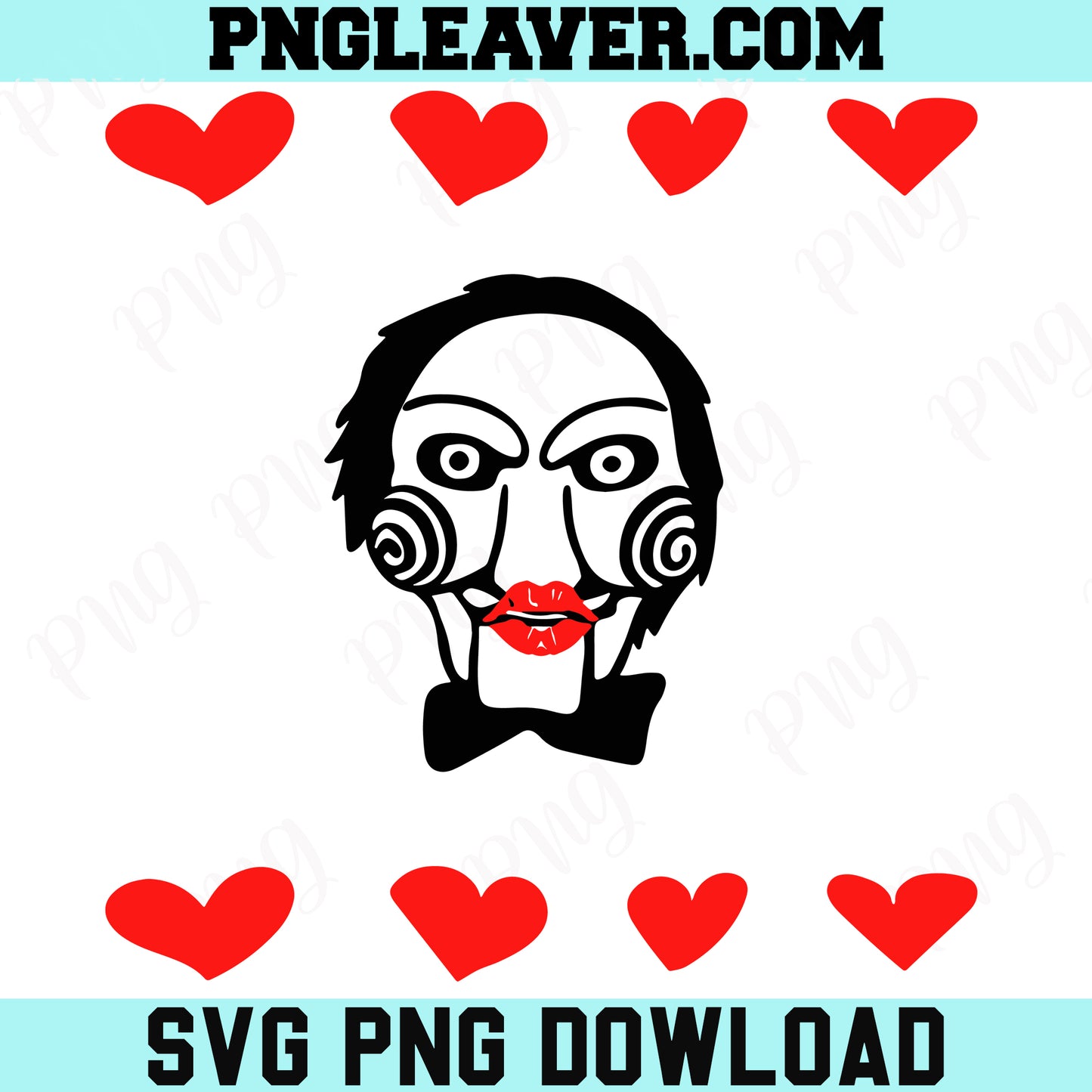 Jigsaw SAW Valentine Svg, Jigsaw SAW Valentine's Day Anniversary Love Svg Png