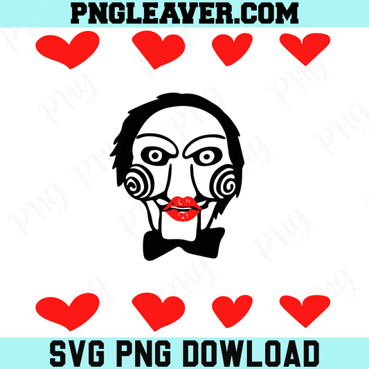 Jigsaw SAW Valentine Svg, Jigsaw SAW Valentine's Day Anniversary Love Svg Png