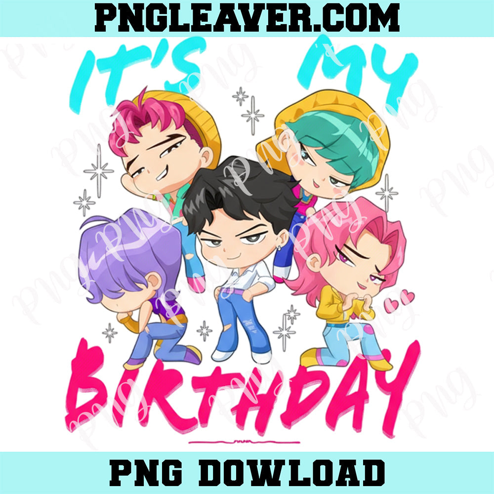 Kpop Demon Hunters It's My Birthday Png, Kpop Demon Birthday Png