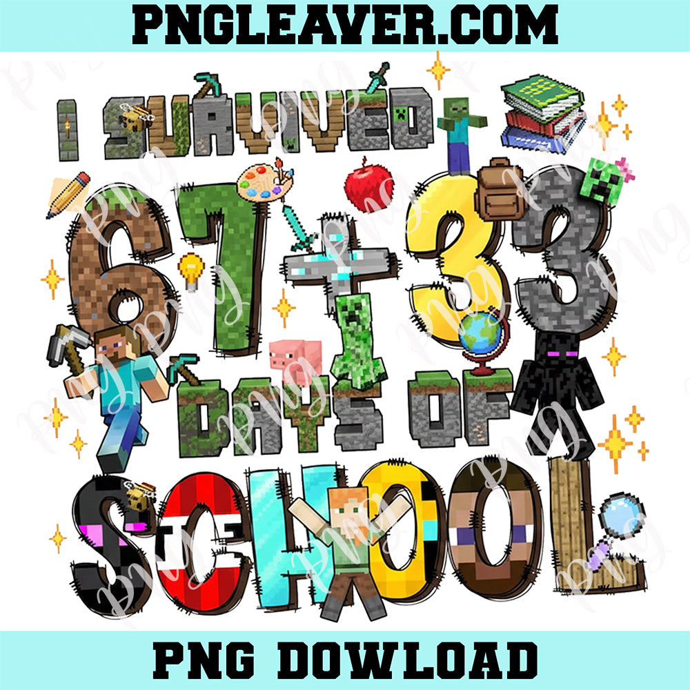 Minecraft Trial 100 Days Of School Gamer Png, 100 Days Video Game Png