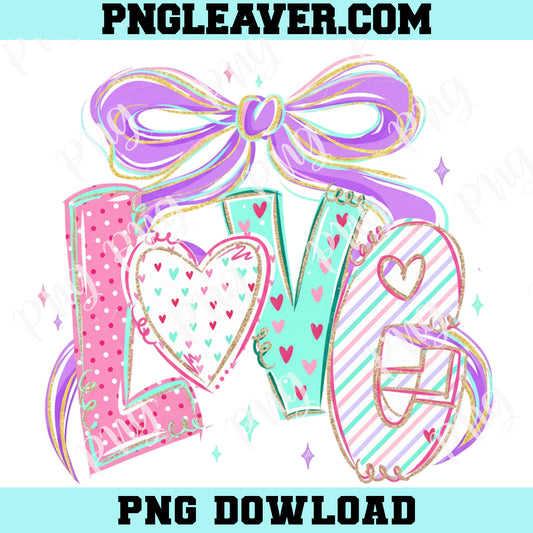 Love Be Mine Preppy Valentine Png, Loved Valentine Png, Children Trendy XoXo Preppy Bow Png