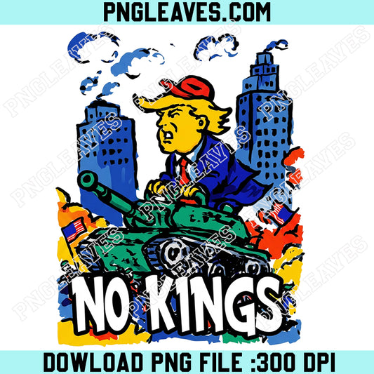No Kings in America Protest Png, No Kings Protest Sign Png, Anti Trump Png