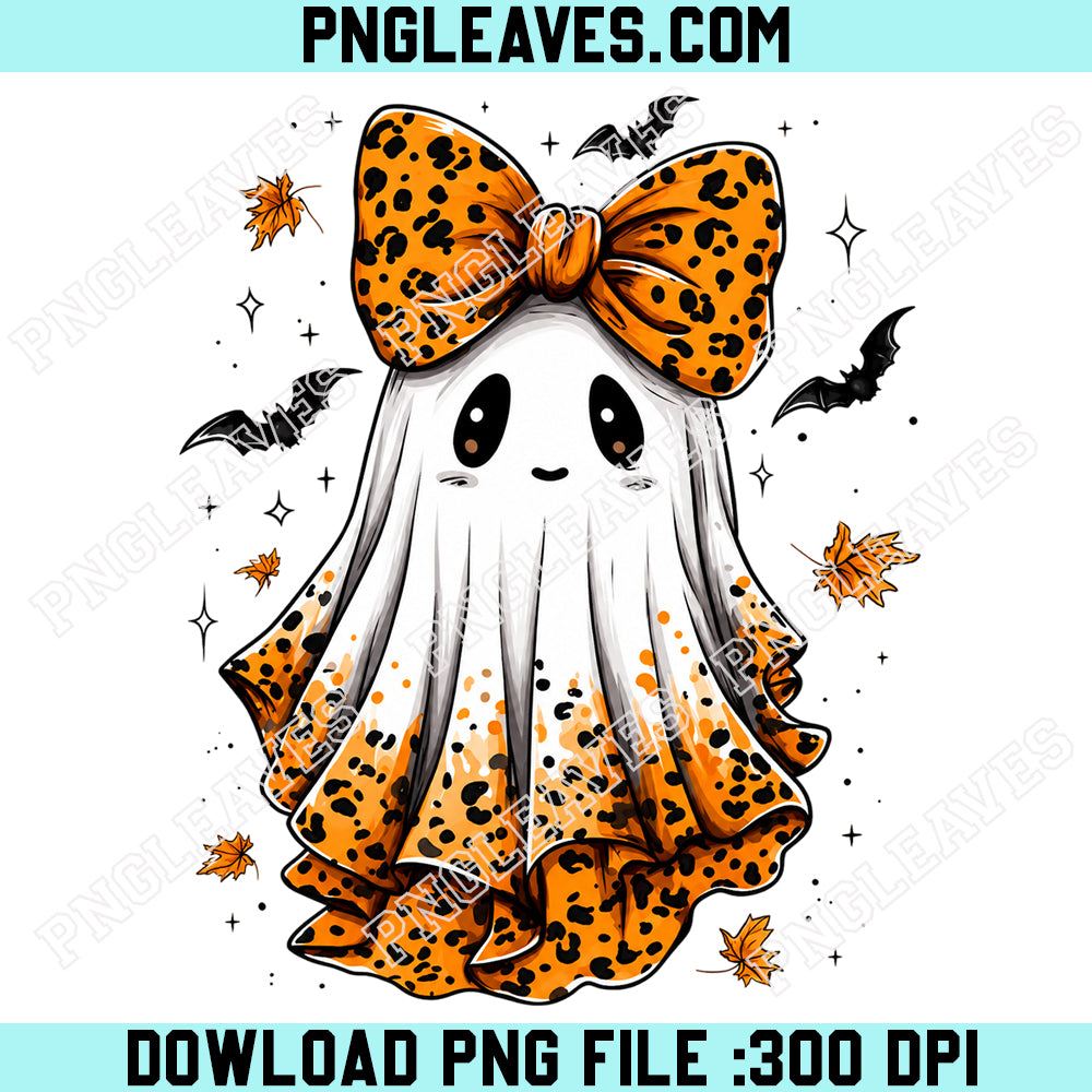Preppy Coquette Iridescent Ghost PNG, Halloween Girly Halloween PNG, Ghost Pumpkin PNG