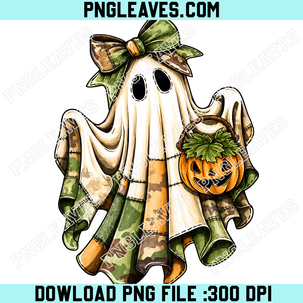 Preppy Ghost Boo Cute PNG, Leopard Spooky Coquette PNG, Leopard Ghost PNG