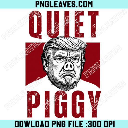 Trump Quiet Piggy Protest Png, Anti Trump Political Png