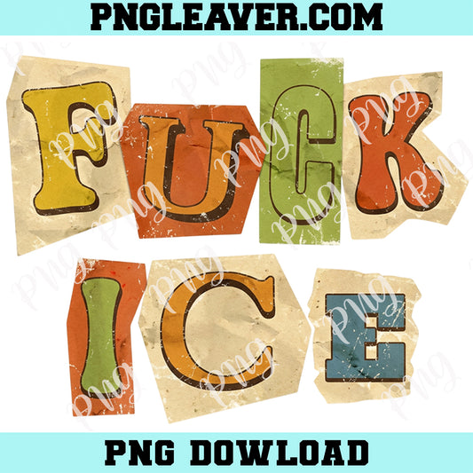 Fuk Ice Funny Retro Png, Retro Abolish ICE Funny F Ice for Men Women Png