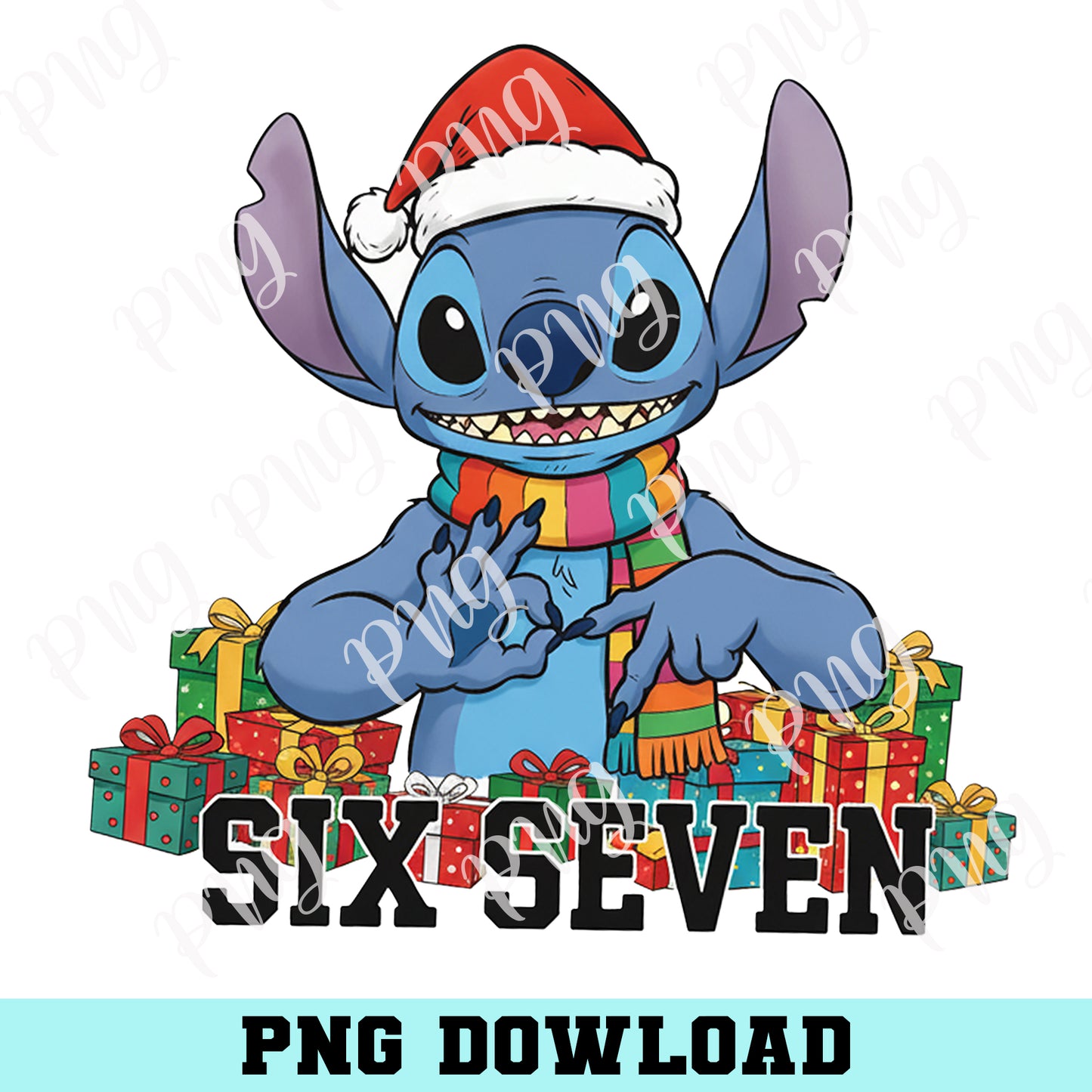 Stitch Christmas 6 7 PNG, Stitch Christmas PNG, Funny Stitch Hands SVG