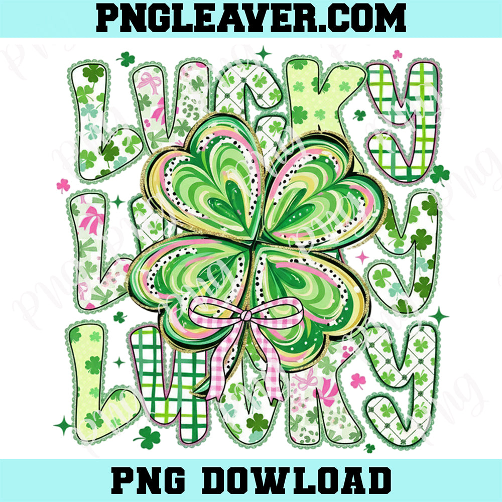 Lucky Shamrock Drawing Pen Png, St Pattys Day Png, St Patricks Day Png
