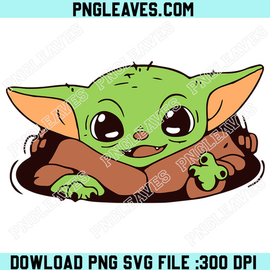 Star Wars Baby Yoda Design Svg Png, Baby Yoda Svg Png