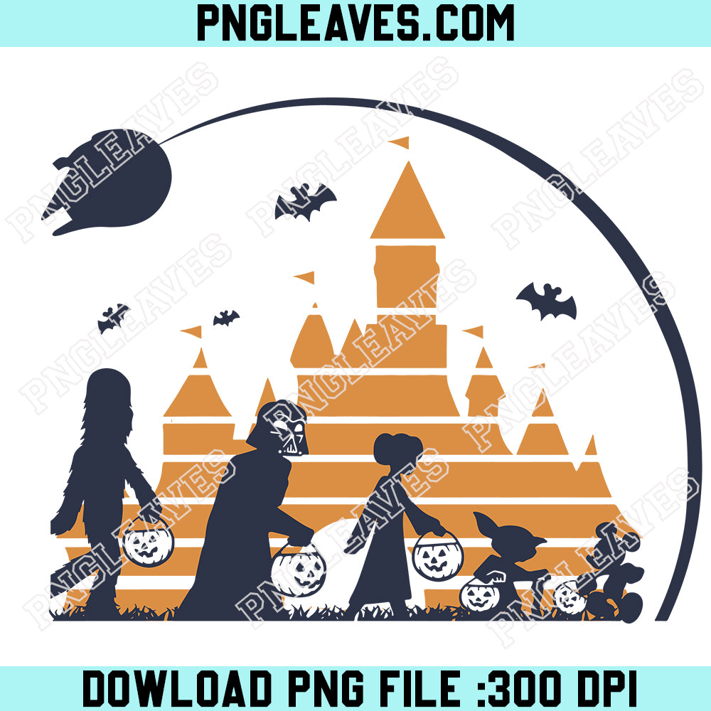 Stitch Halloween Castle Disney SVG PNG, Stitch Trick Or Treat SVG, Spooky Vibes Boo SVG