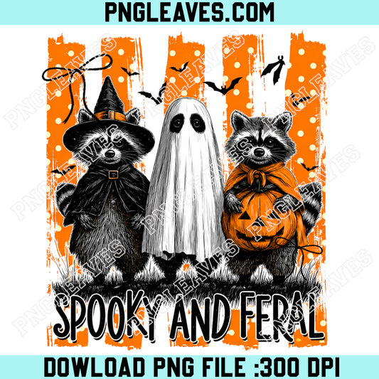 Creepy Cute Raccoon Ghost PNG, Stripes Spooky And Feral Raccoon PNG, Halloween Raccoon PNG