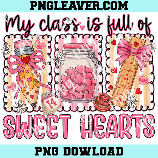 Sweet Hearts Teacher Png, Cute Teacher Png, Love School Png, Heart Jar Png, Teacher Pencil Png