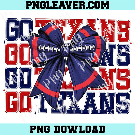 Texans Game Day Football Bow PNG, Houston Football Png, Coquette Mom Sport Png