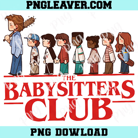 The Baby Sitters Club Png, Babysitter Harrington Png, Stranger Fan Gift Png